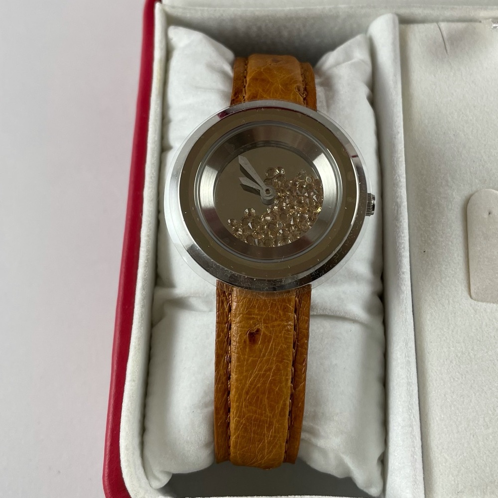 Japan Quarts Crystal Watch w/ Jewelry Box